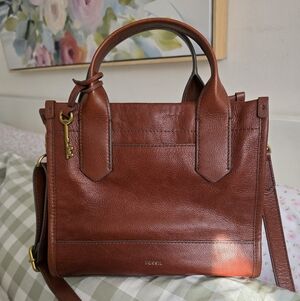Almost New Fossil Kyler Satchel Crossbody Satchel